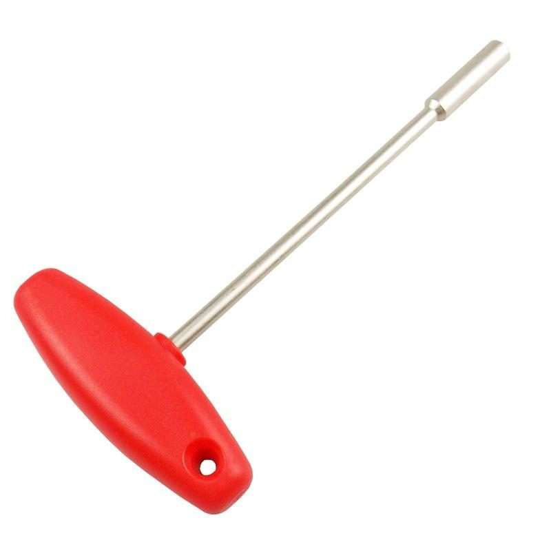 Hidden Spoke T-shaped Wrench Bicycle Tool Socket(Square Hole 3.2mm)
