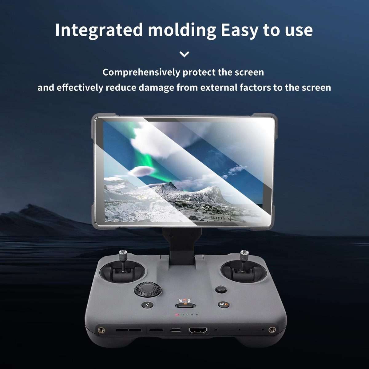 For DJI RC Pro 2 Remote Controller CQT Tempered Glass Screen Protector 1pc