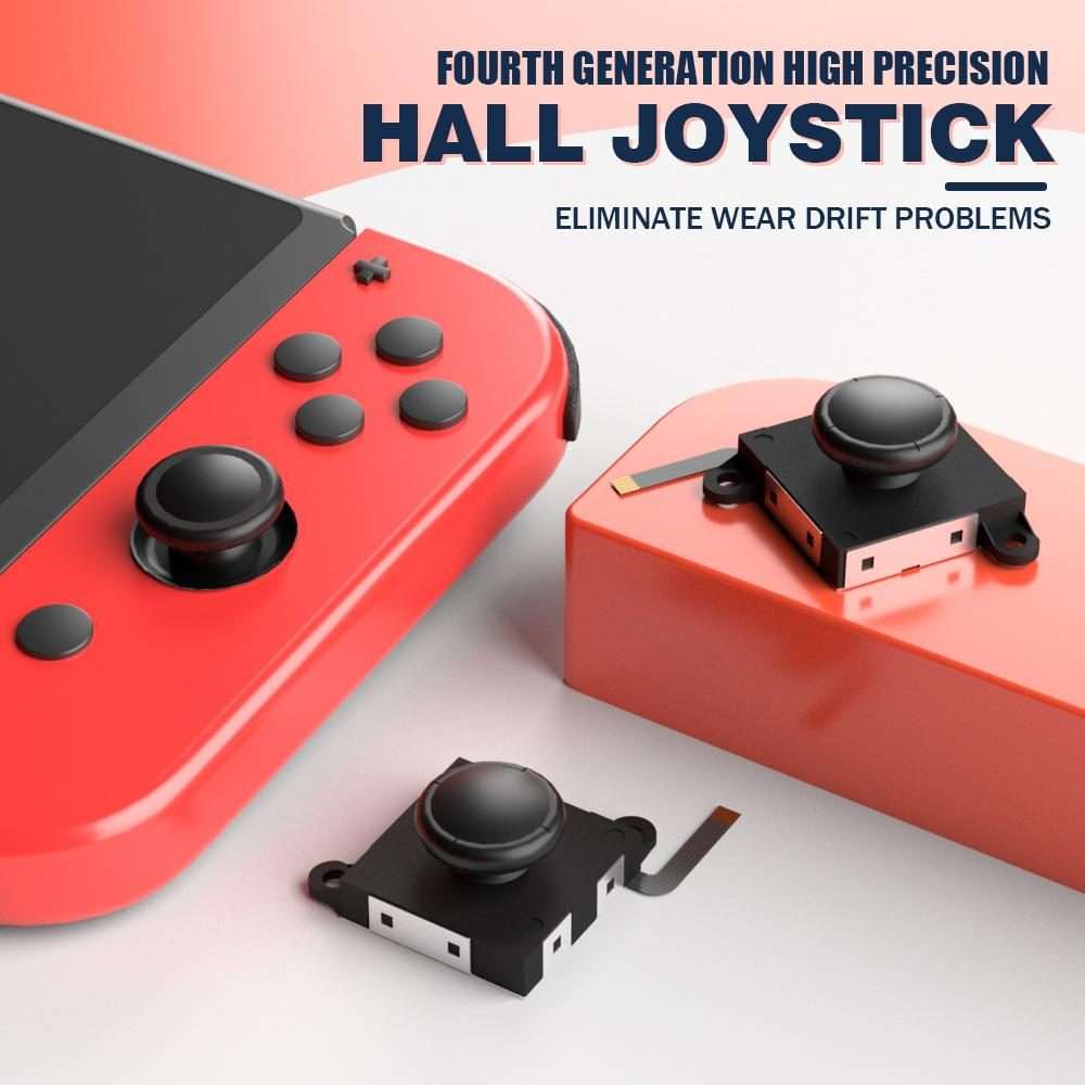 Hall Effect Joystick for Nintendo Switch/OLED/Lite Joy-Con Electromagnetic Analog Stick ... Set 2