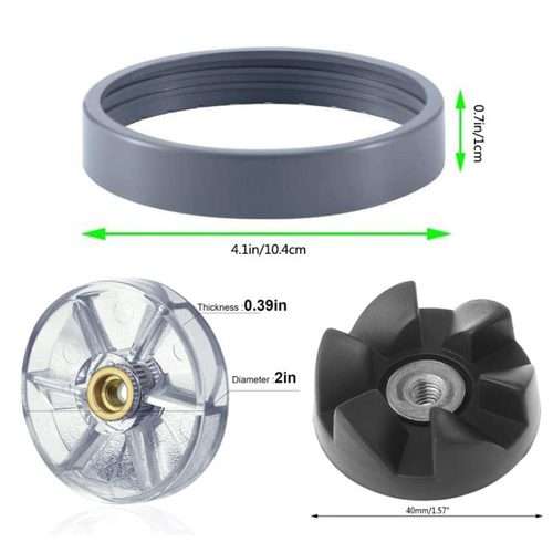 3pcs Motor Top Base Gear For Nutribullet 600W 900W Blender Juicer Replacement Parts