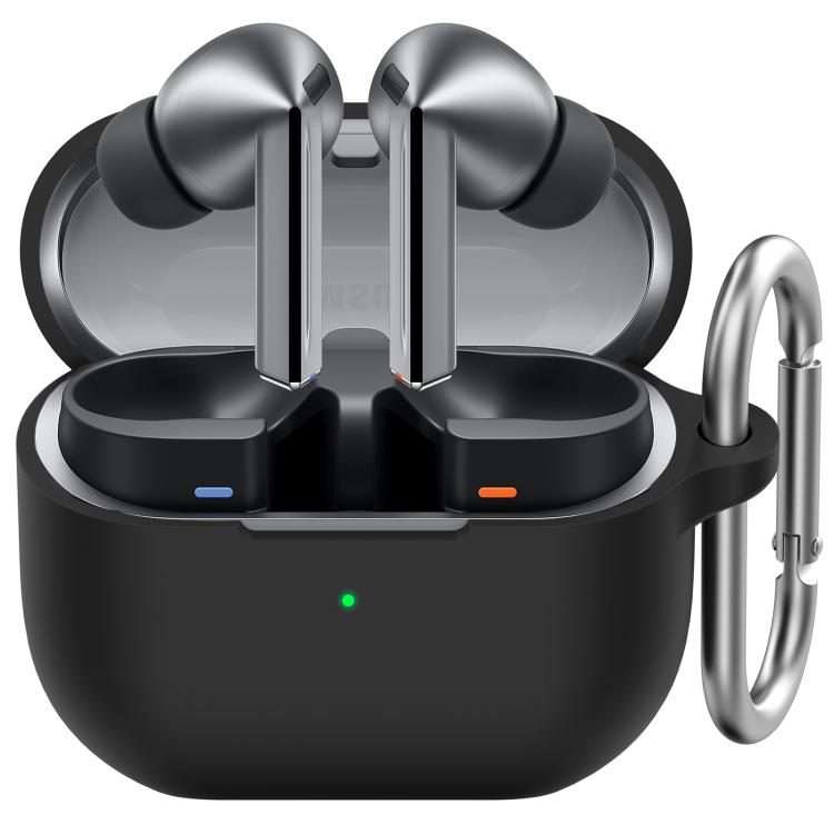 For Galaxy Buds3 / 3 Pro AhaStyle WG158 Silicone Protection Case(Black)