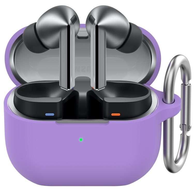 For Galaxy Buds3 / 3 Pro AhaStyle WG158 Silicone Protection Case(Purple)
