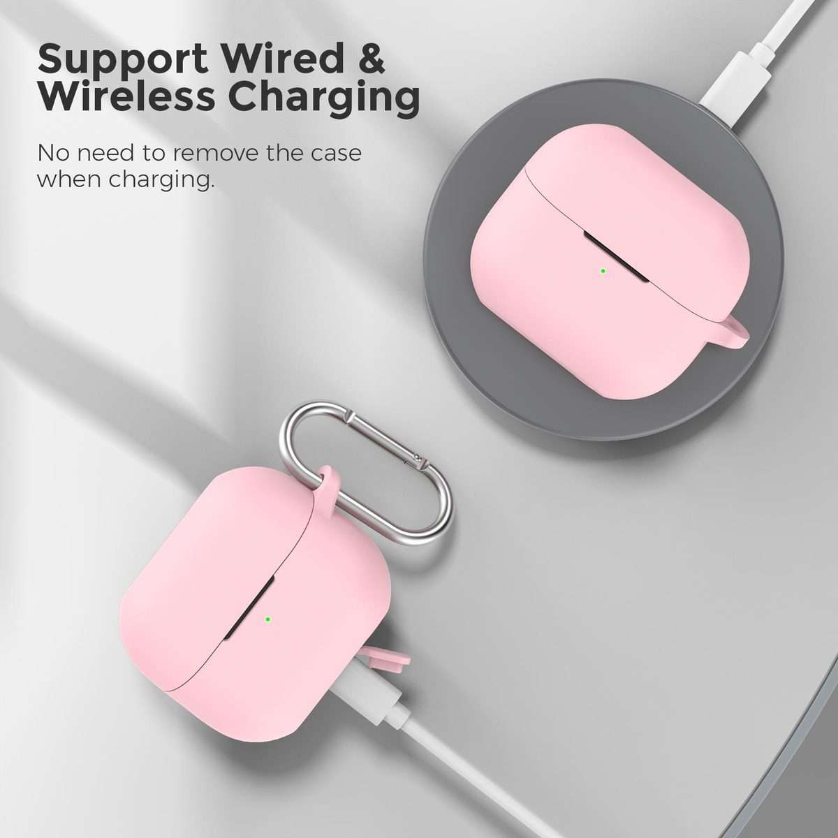 For Galaxy Buds3 / 3 Pro AhaStyle WG158 Silicone Protection Case(Purple)