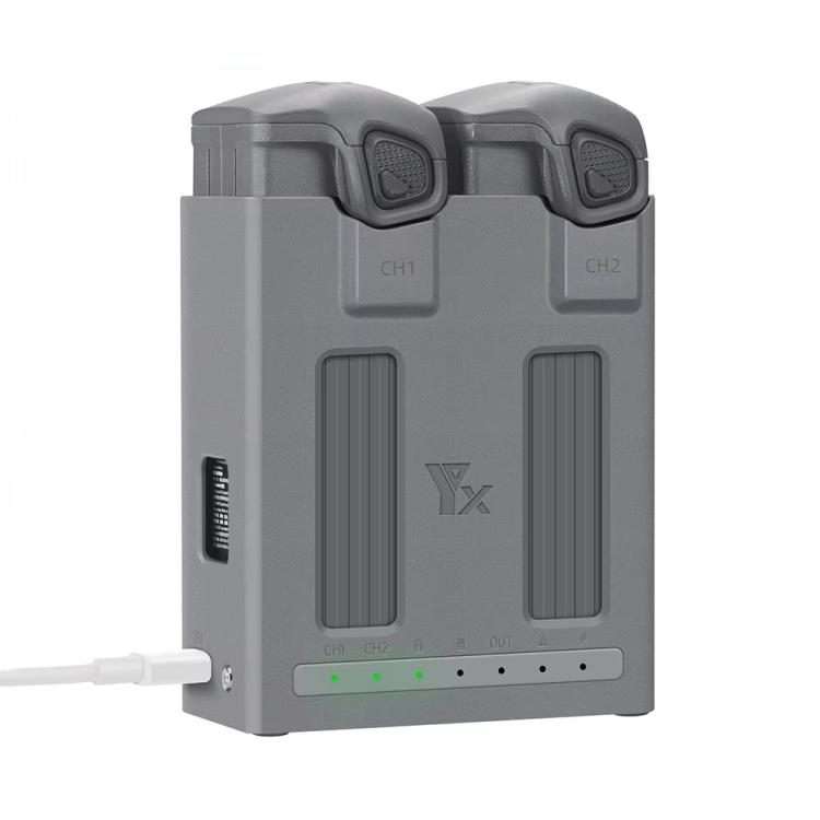 For DJI Mavic 4 Pro YX Dual-Channel Charger Battery Manager Simultaneous Charging Station