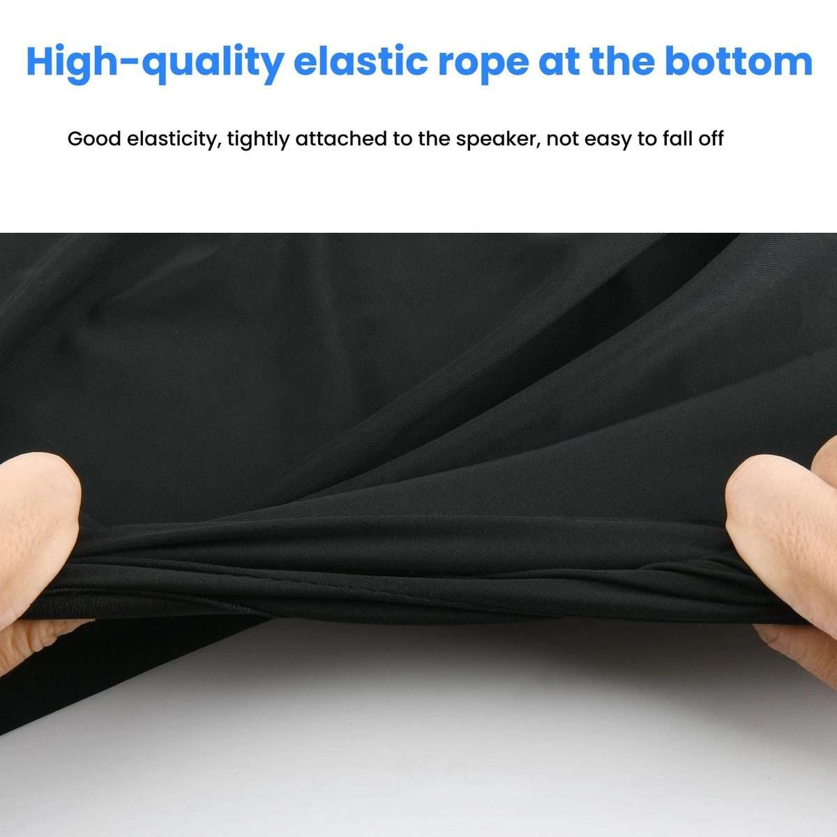 For Sony SRS-XV500/XP500 Speaker TXESIGN Lycra Elastic Dustproof Cover Stretchable Pro ... (Black)