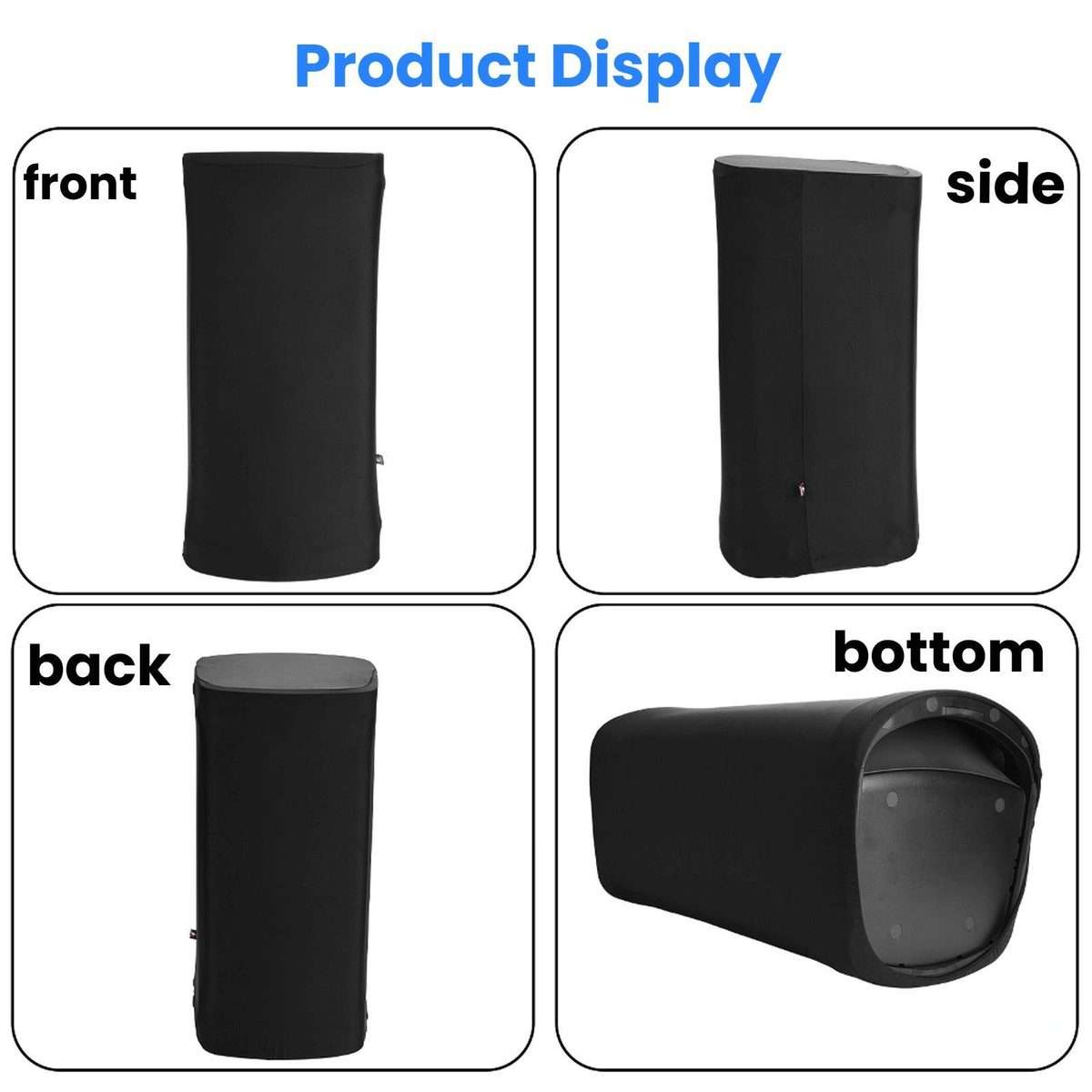 For Sony SRS-XV500/XP500 Speaker TXESIGN Lycra Elastic Dustproof Cover Stretchable Pro ... (Black)