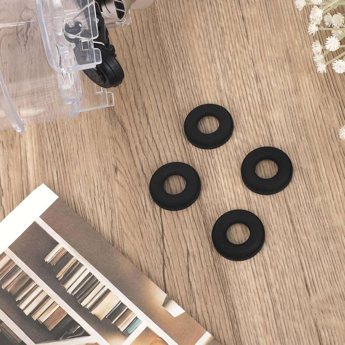 For Ninja FS301/FS301C 4pcs /Set Smoothie Maker Nozzle Silicone Replacement Plugs
