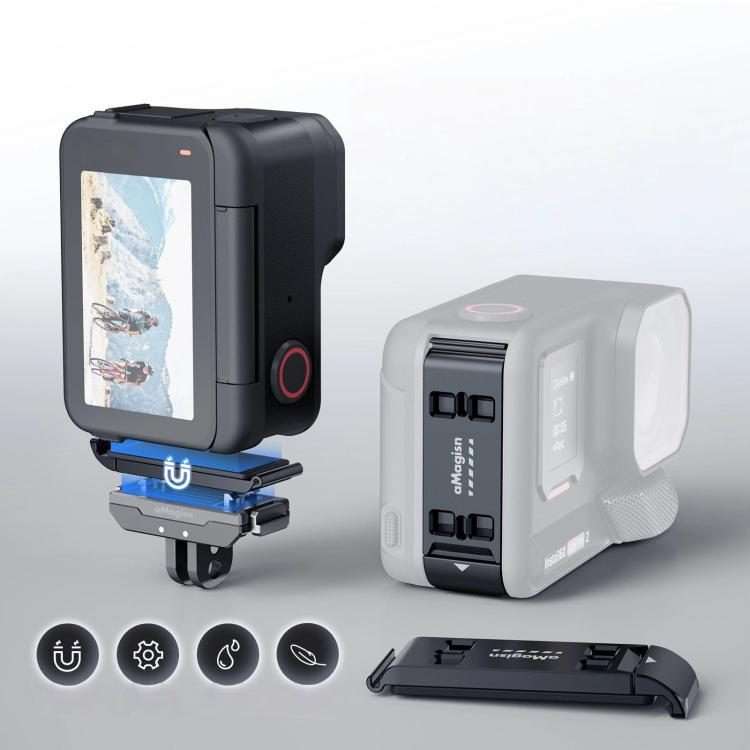 For Insta360 Ace Pro 2 aMagisn Water-resistant Vertical Shooting Battery Side Cover Com ... (AC34)