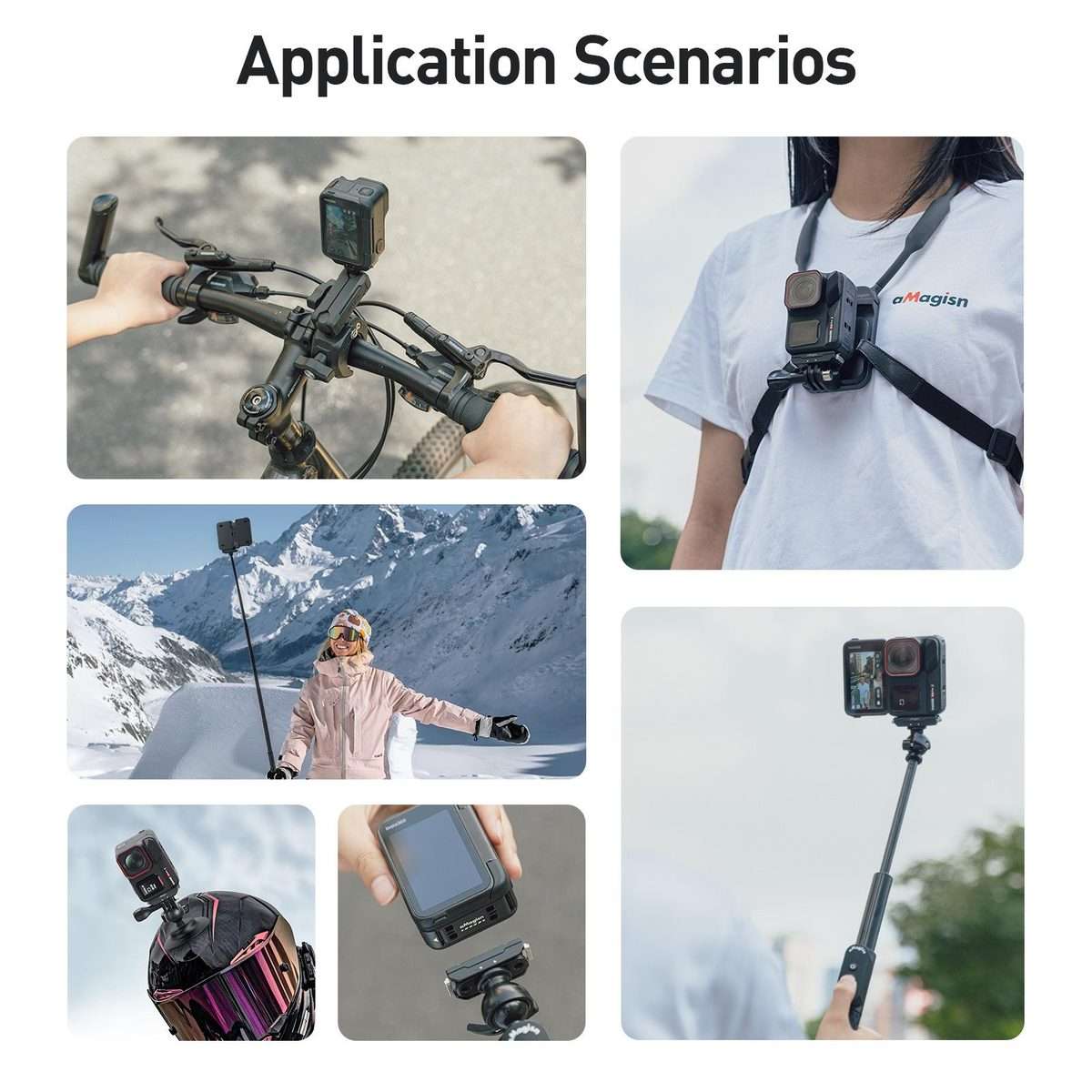 For Insta360 Ace Pro 2 aMagisn Water-resistant Vertical Shooting Battery Side Cover Com ... (AC34)