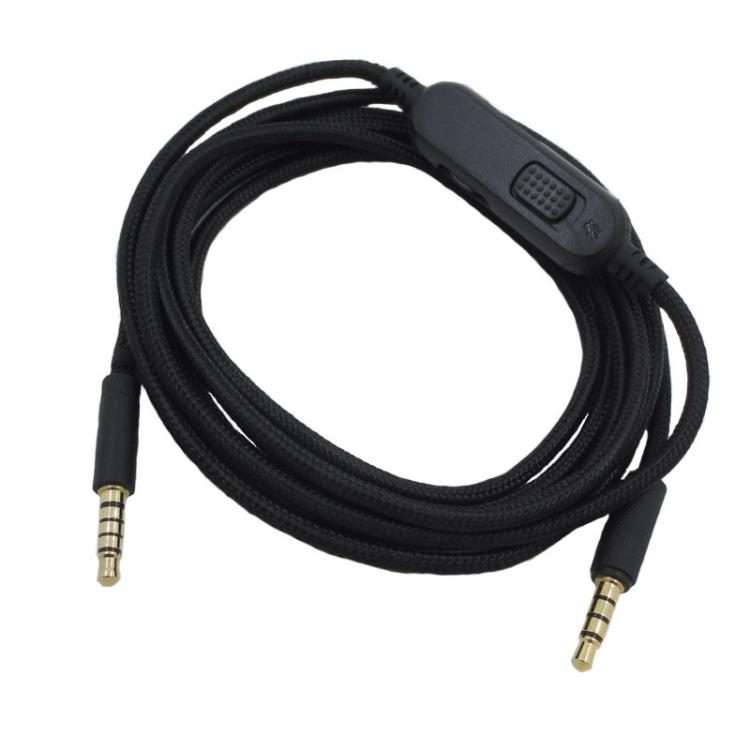 For Logitech G Pro / G Pro X / G233 / G433 Gaming Headset Audio Cable, Length: 2m(Black)