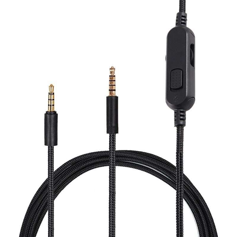 For Logitech G Pro / G Pro X / G233 / G433 Gaming Headset Audio Cable, Length: 2m(Black)