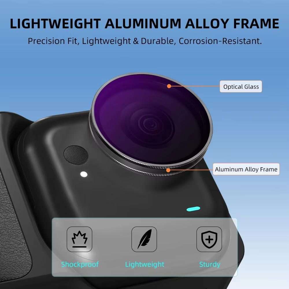 For Insta360 Go Ultra BRDRC Lens Filter Camera Accessories, Spec: UV