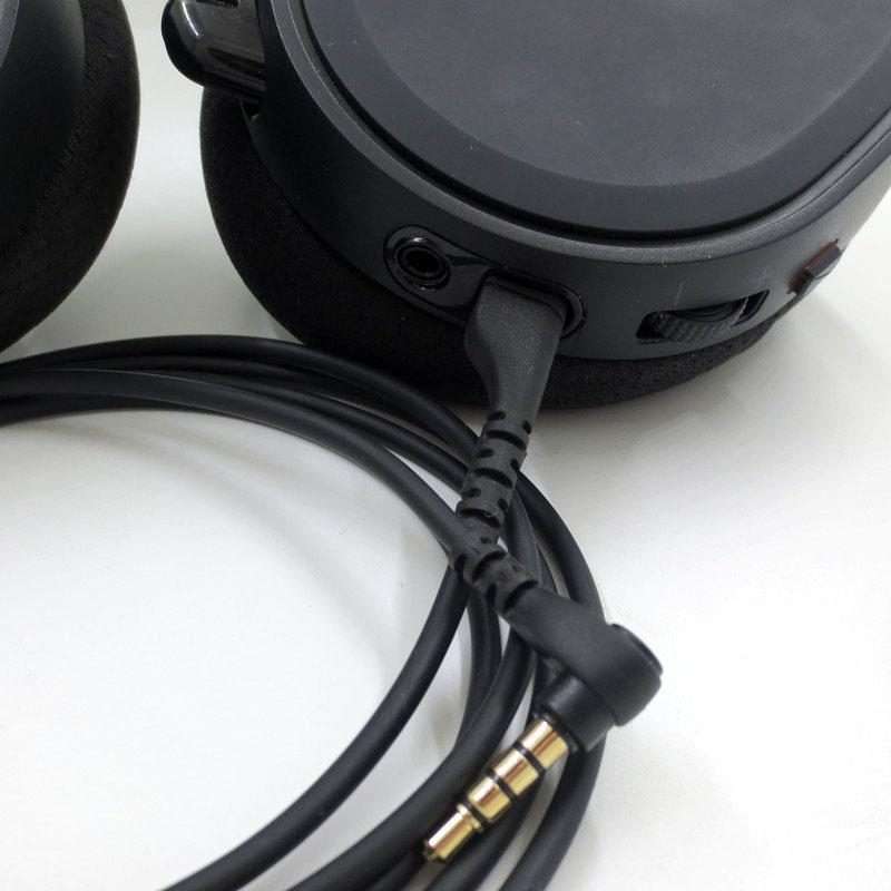 For SteelSeries Ice Cold Arctis 3 / 5 / 7 / Pro USB Mini Pin TPE Headset Cable, Length ... (Black)