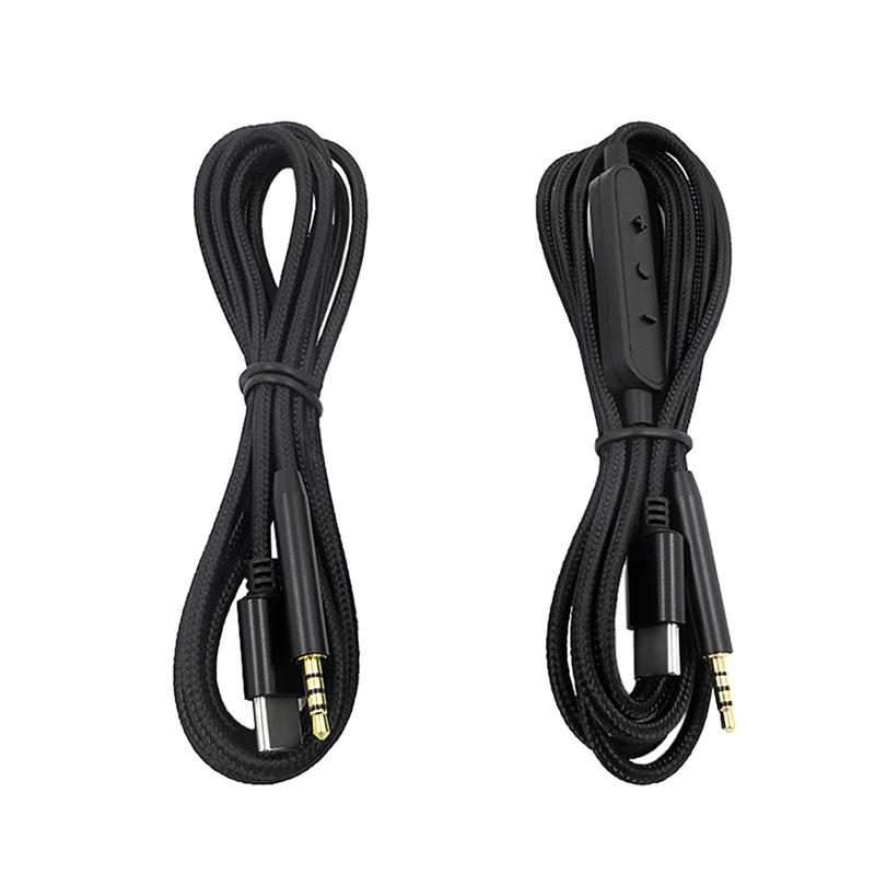 Cable Control 1.5m Type-C To 2.5mm Audio Headphone Cable For BOSE 700 QC25 QC35 OE2 SoundLink