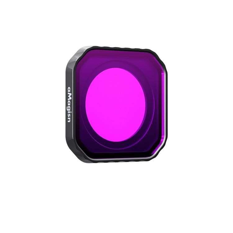 For Insta360 Ace Pro 2 aMagisn Dive Filter Underwater Waterproof Camera Lens Protector(Purple)