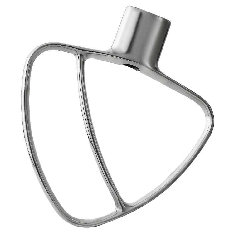 Stainless Steel Flat Beater For KitchenAid 4.5 & 5 QT Mixers - No Coating Chip-Resistant Attachmen