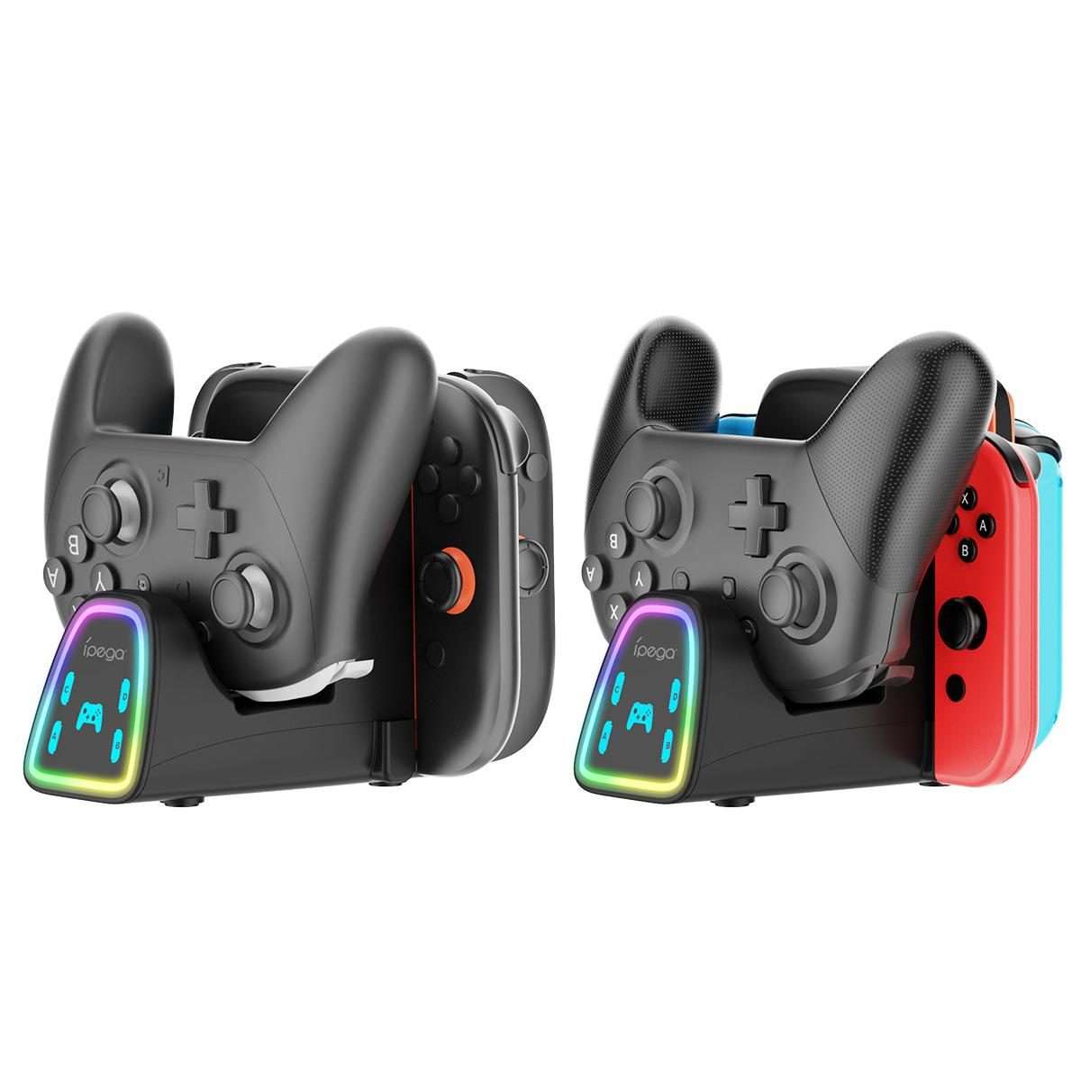 ipega 9-in-1 Charging Dock for Nintendo Switch 2 /Switch Joy-Con & Pro Controller