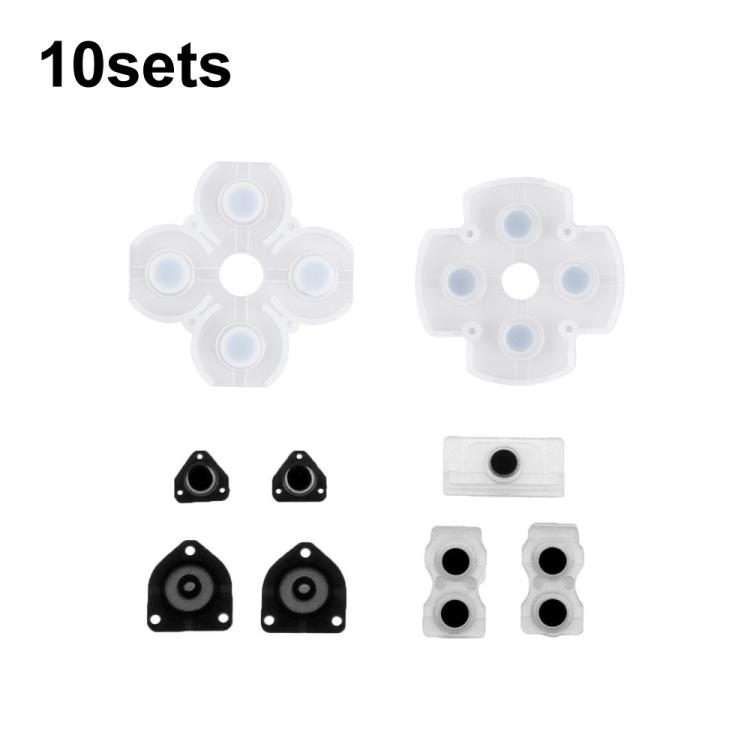 For PS4 10sets 1.0 Gamepad Conductive Rubber Button Soft Pad