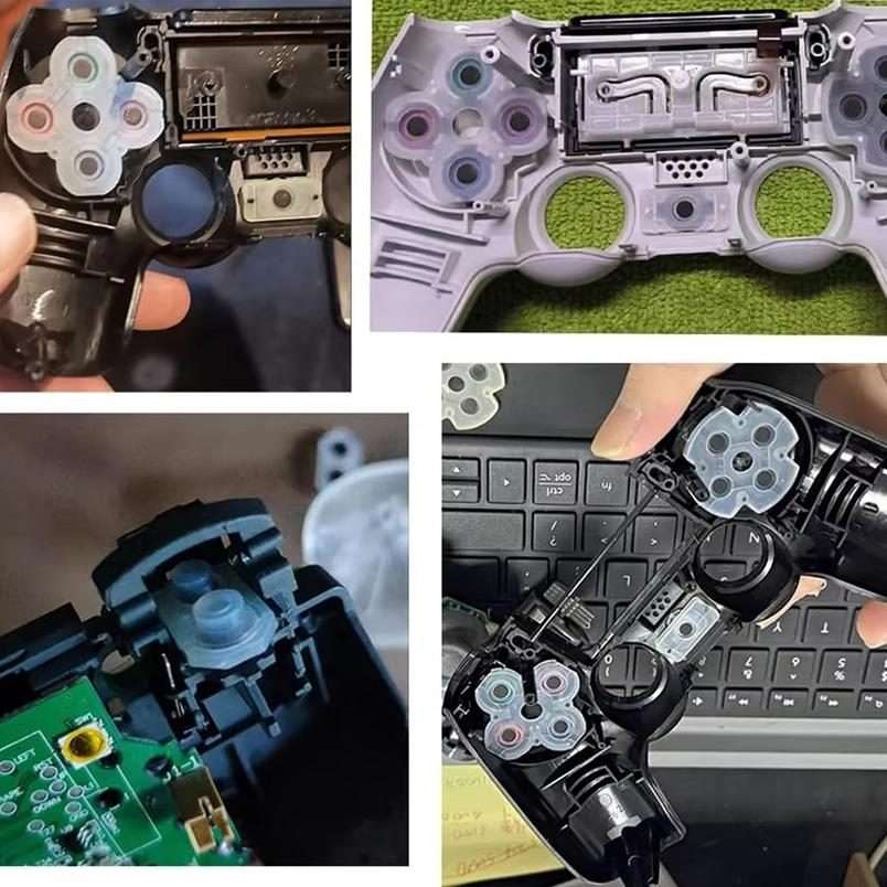 For PS4 10sets 1.0 Gamepad Conductive Rubber Button Soft Pad