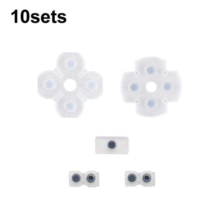 For PS4 10sets 2.0 Gamepad Conductive Rubber Button Soft Pad