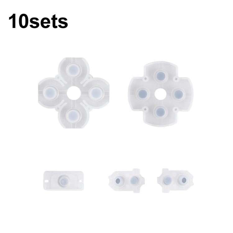 For PS4 10sets 3.0/4.0 Gamepad Conductive Rubber Button Soft Pad