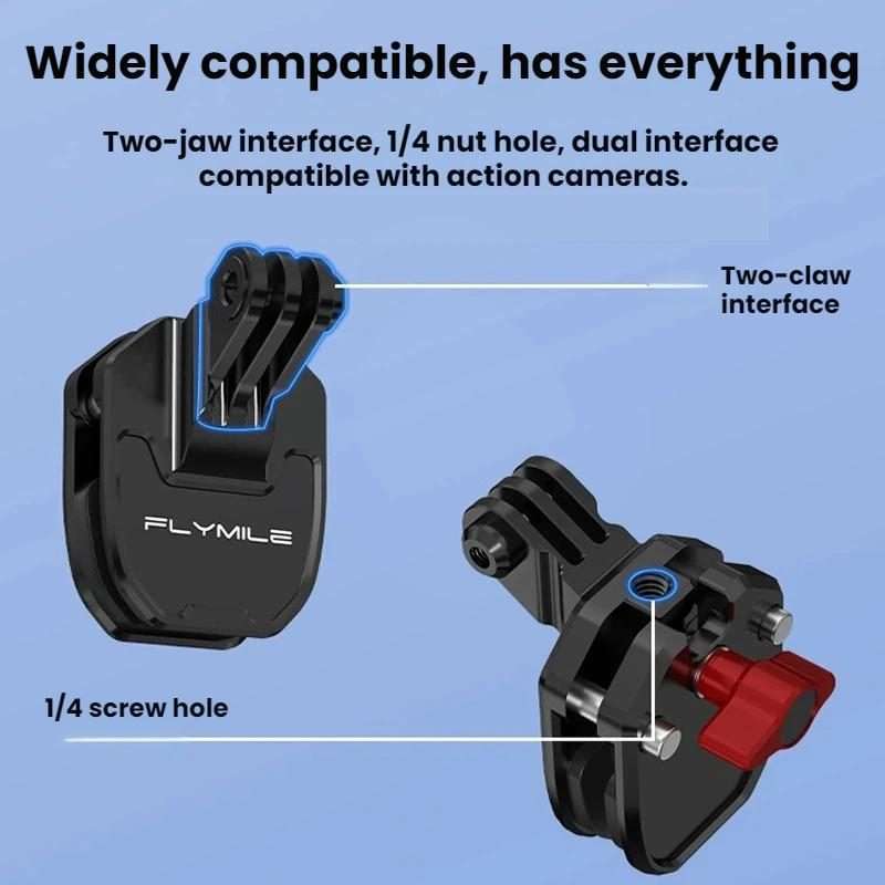 Flymile Camera Motorcycle Windshield Bracket Mounting Clip(FLY058)