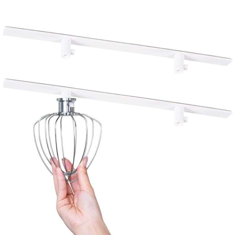 4pcs /Pack Hooks For KitchenAid Attachment to Neatly Store Mixer Accessories(White)