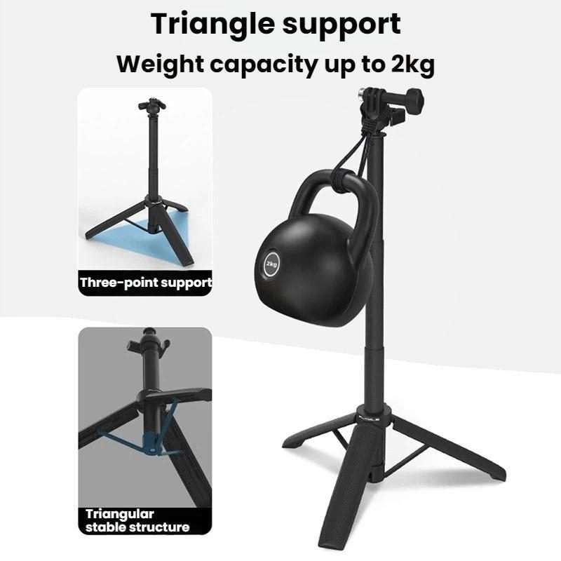 Flymile For DJI / GoPro / Insta360 Selfie Sticks Extension Tripods(Two-prong Version)
