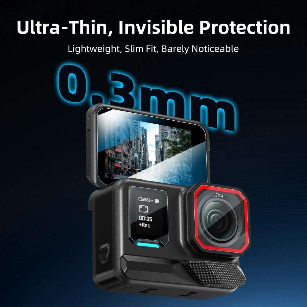 For Insta360 Ace Pro 2 Flymile Tempered Glass Screen Protector(1set)