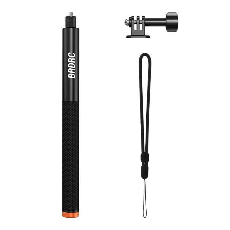 For DJI Osmo Pocket 3 / Action 6 / Insta360 X5 BRDRC Telescopic Extension Pole Selfie Stick(1.6m)