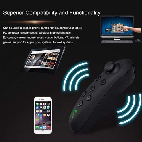VRPARK Virtual Reality 3D VR Glasses Gamepad Game Joystick Bluetooth Remote Controller for iPhone