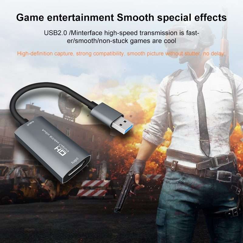 Z29 HDMI Female to USB 2.0 Male + Audio VideoCapture Box