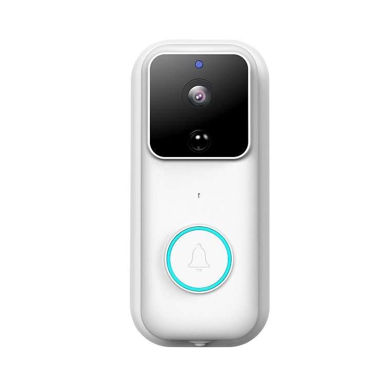 Anytek B60 720P Smart WiFi Video Visual Doorbell, Support APP Remote & PIR Detection & ... (White)