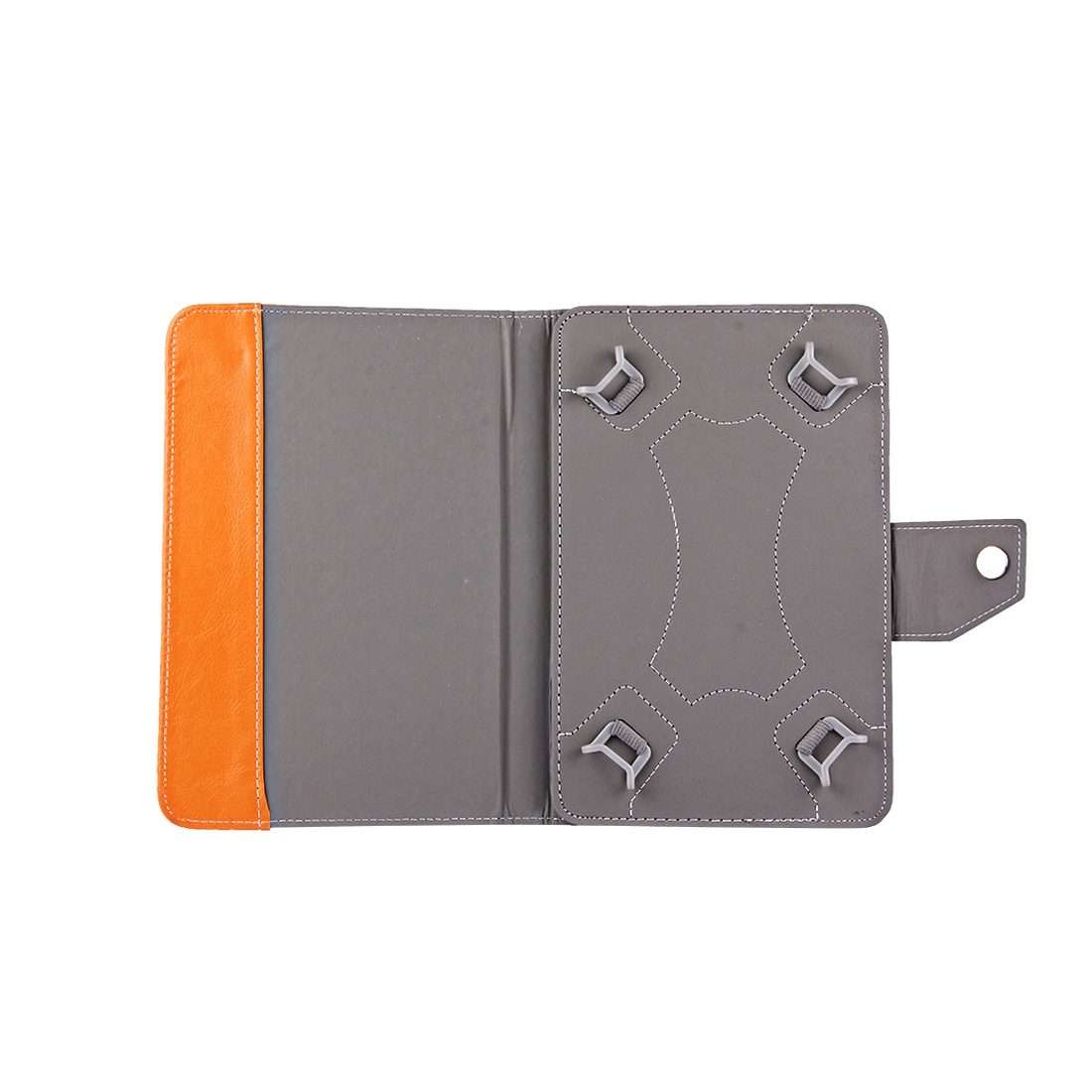 9 inch Tablets Leather Case Crazy Horse Texture Protective Case Shell with Holder for ... (Orange)