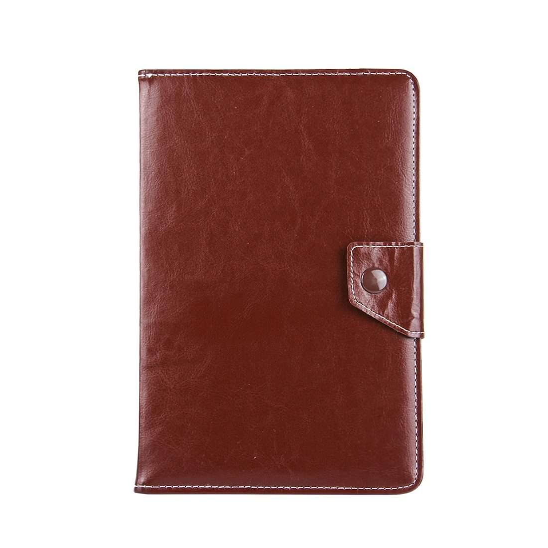 9 inch Tablets Leather Case Crazy Horse Texture Protective Case Shell with Holder for ... (Brown)