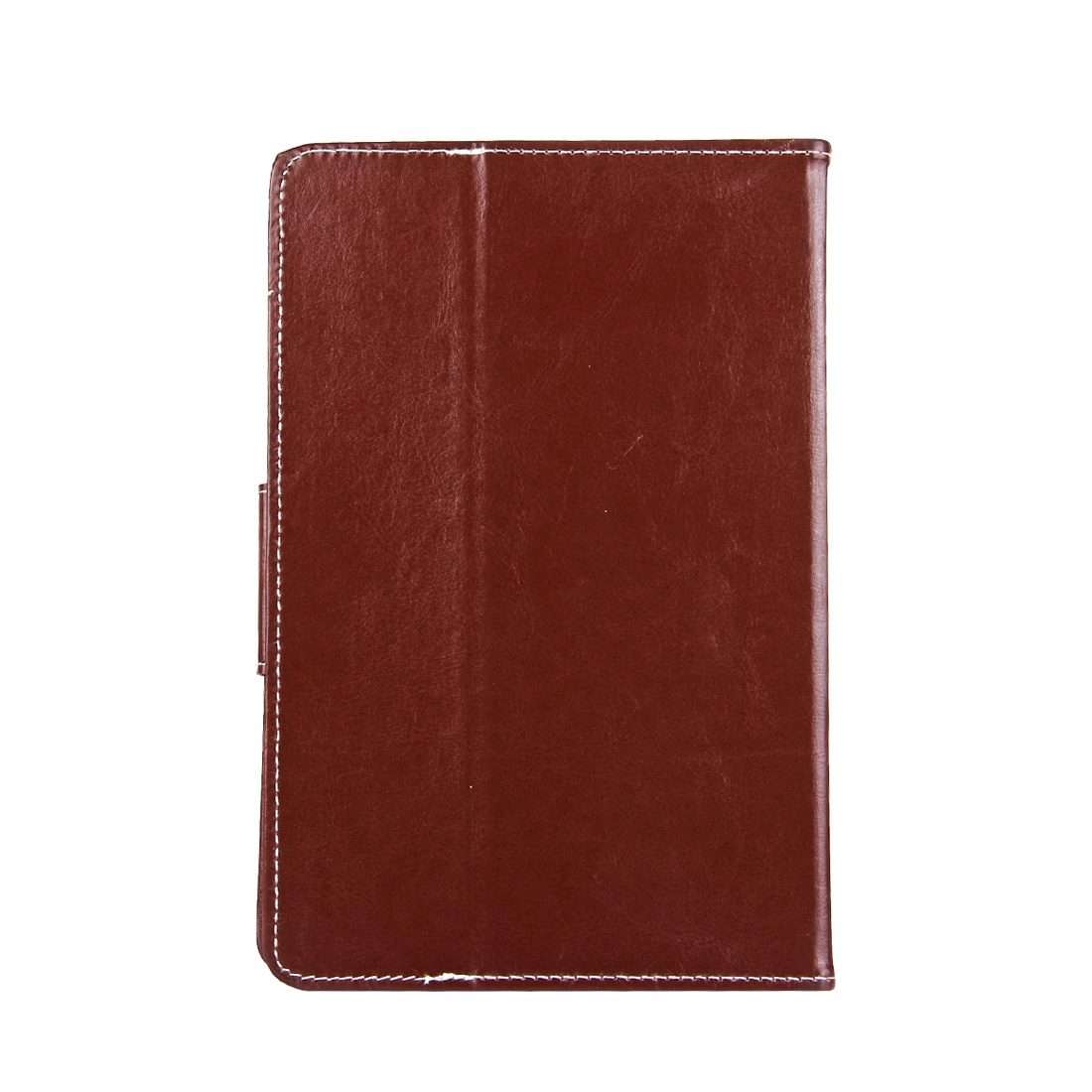 9 inch Tablets Leather Case Crazy Horse Texture Protective Case Shell with Holder for ... (Brown)