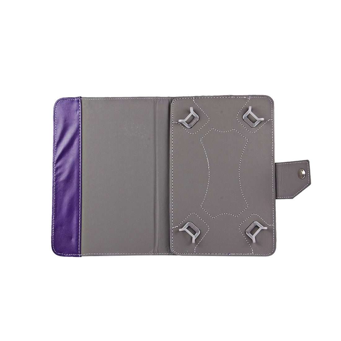 10 inch Tablets Leather Case Crazy Horse Texture Protective Case Shell with Holder fo ... (Purple)