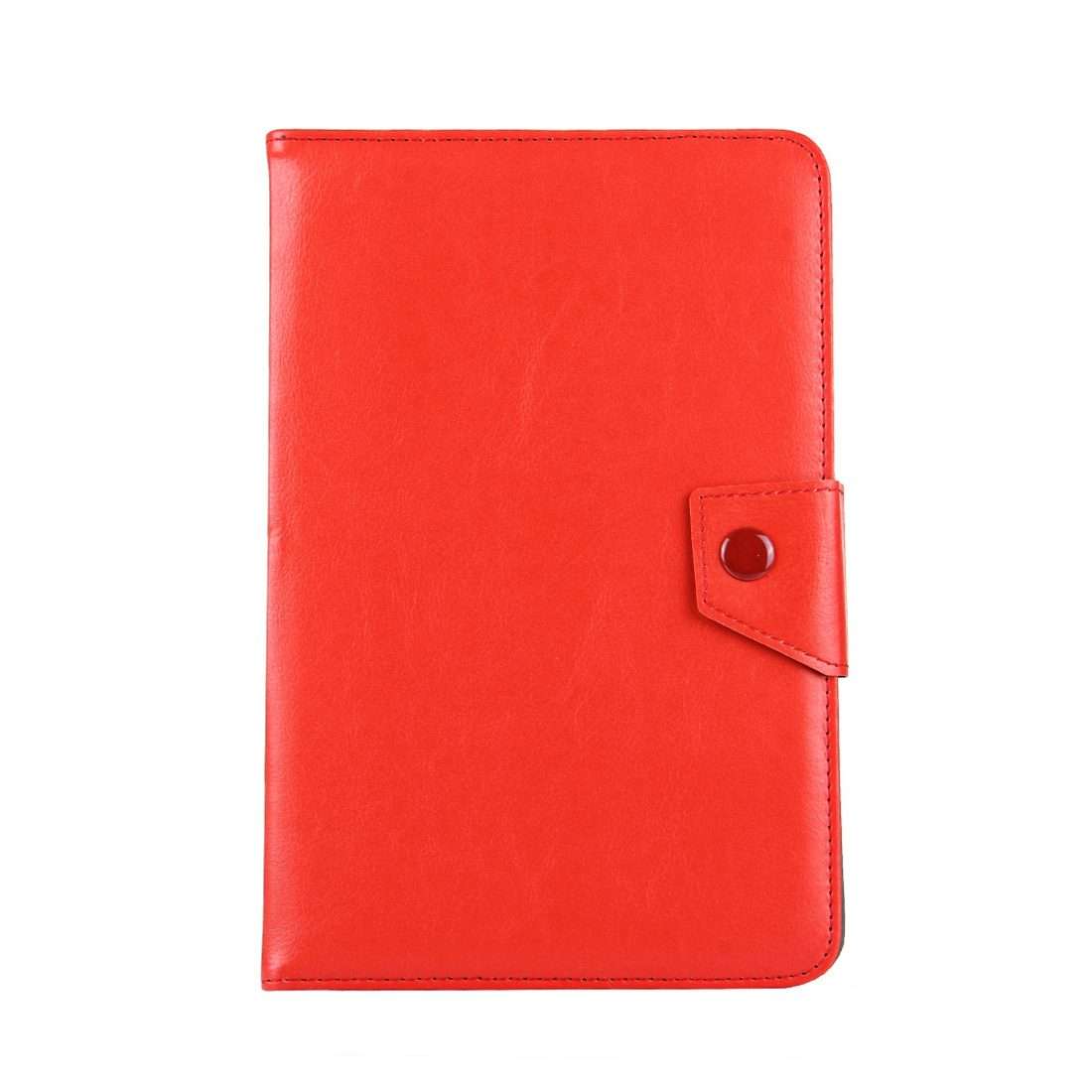 10 inch Tablets Leather Case Crazy Horse Texture Protective Case Shell with Holder for A ... (Red)