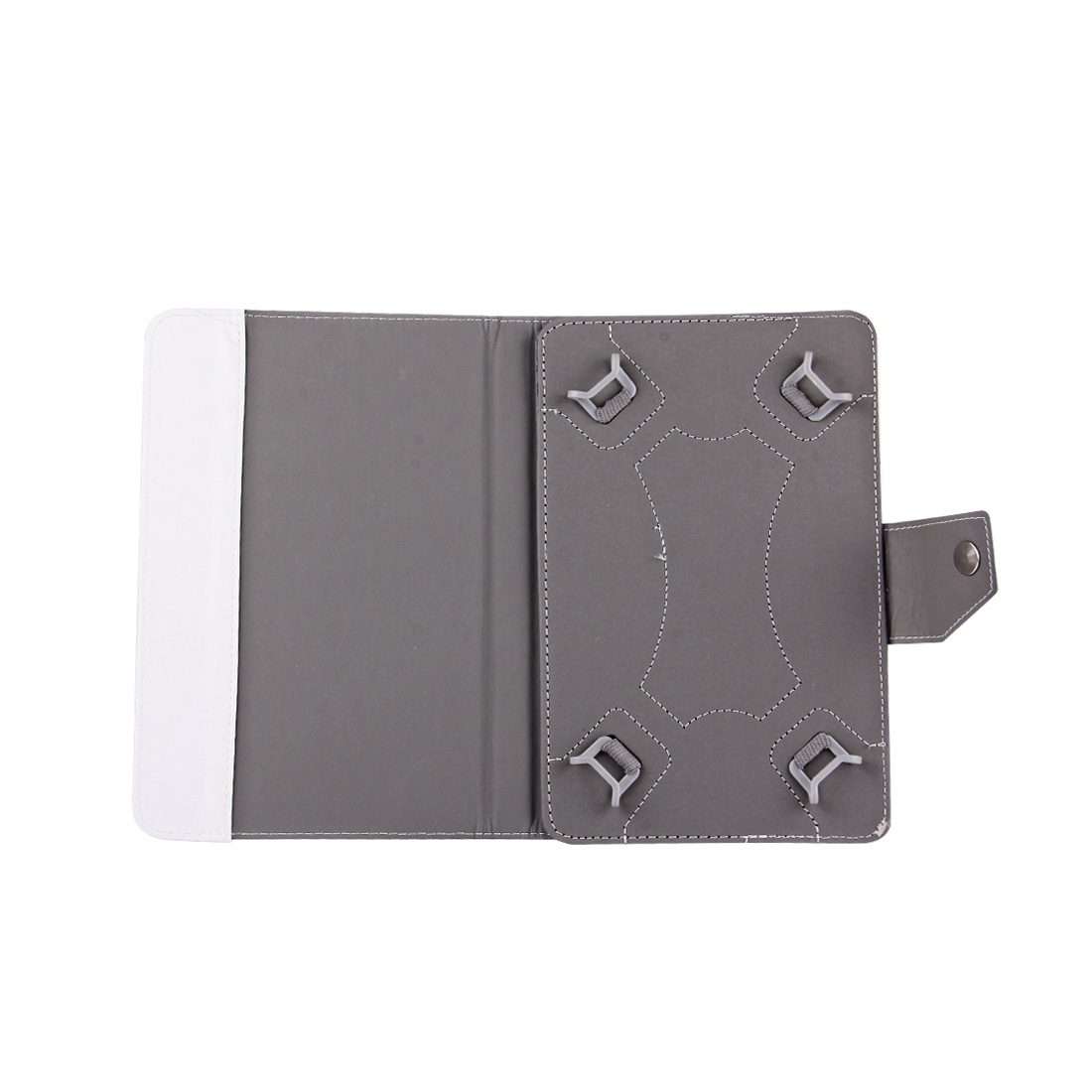 10 inch Tablets Leather Case Crazy Horse Texture Protective Case Shell with Holder for ... (White)