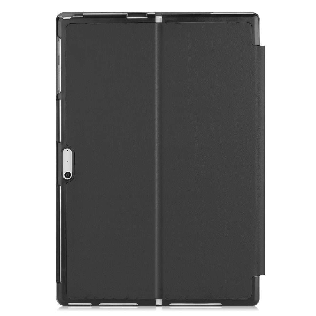 Custer Texture Horizontal Flip PU Leather Case for Microsoft Surface Pro 4 / 5 / 6 / 7 ... (Black)