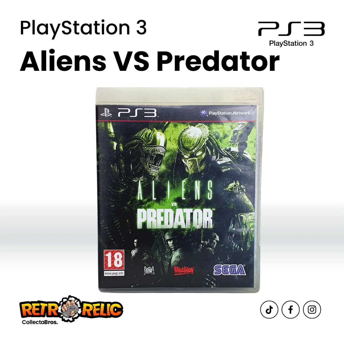 Aliens VS Predator (PS3) videogame - Pre-Owned