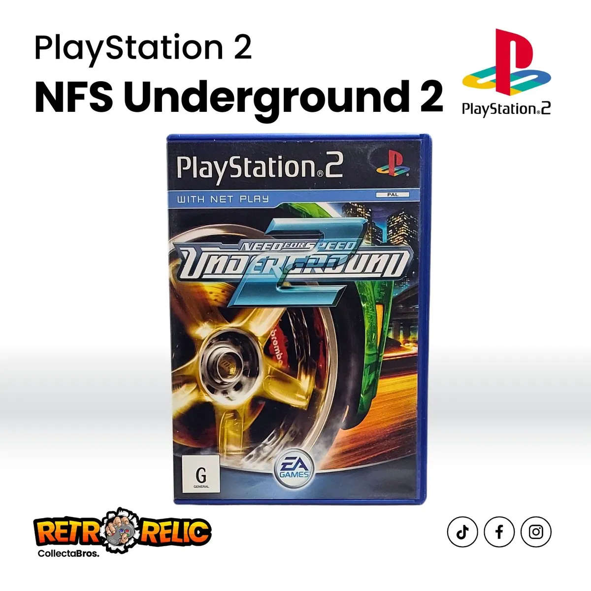 Need for Speed Underground 2 (PS2) videogame - Pre-Owned