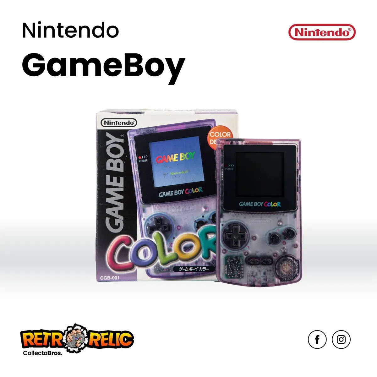 Nintendo Game Boy Color CGB-001 - Atomic Purple