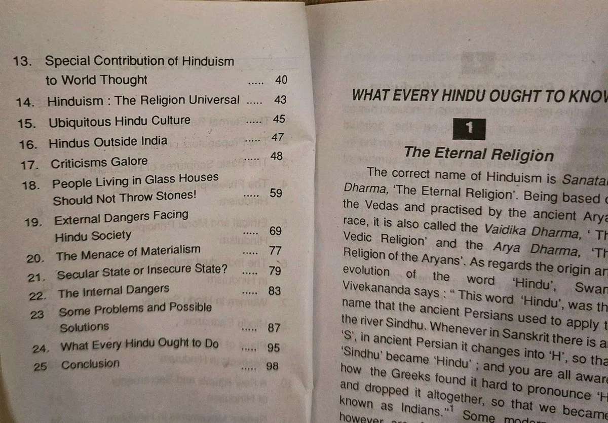 What Every Hindu Ought to Know (Copy 1) - A Hindu Monk