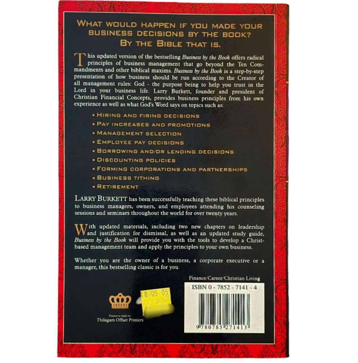 Business by the Book - Larry Burkett