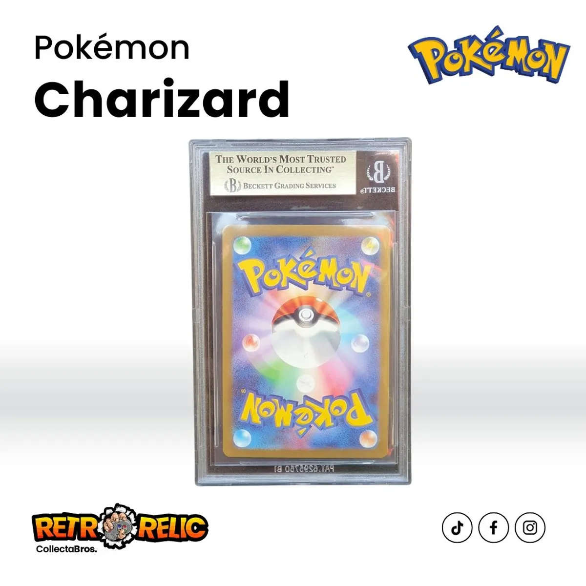 The Black Flame Charizard Pokémon Graded Card!