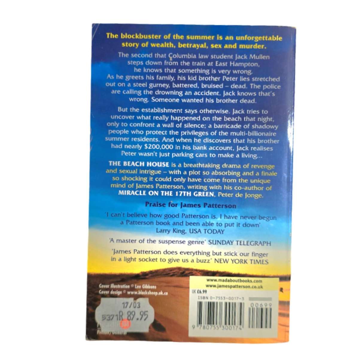 The Beach House - James Patterson & Peter de Jonge