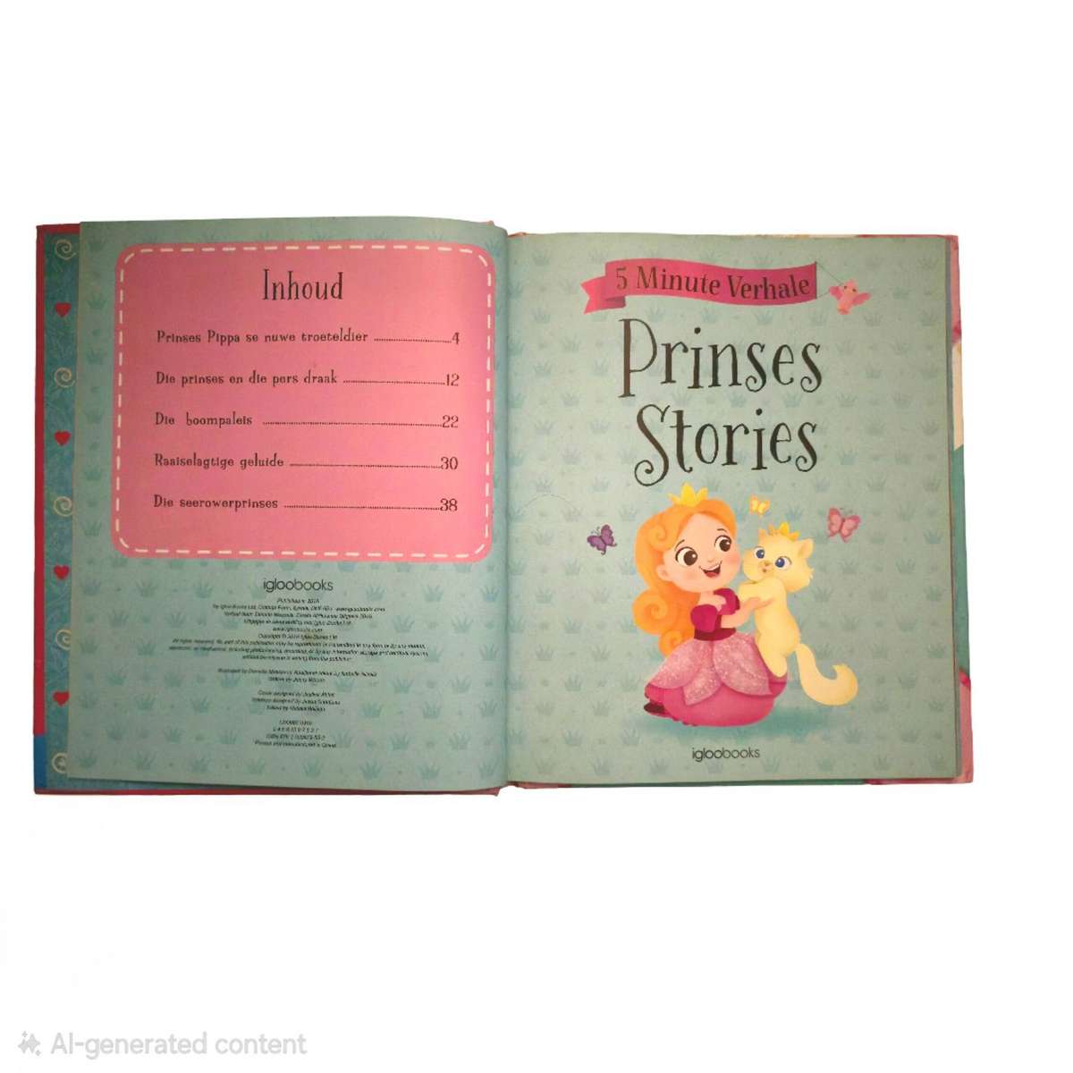 5 Minute Prinses Stories - Igloobooks