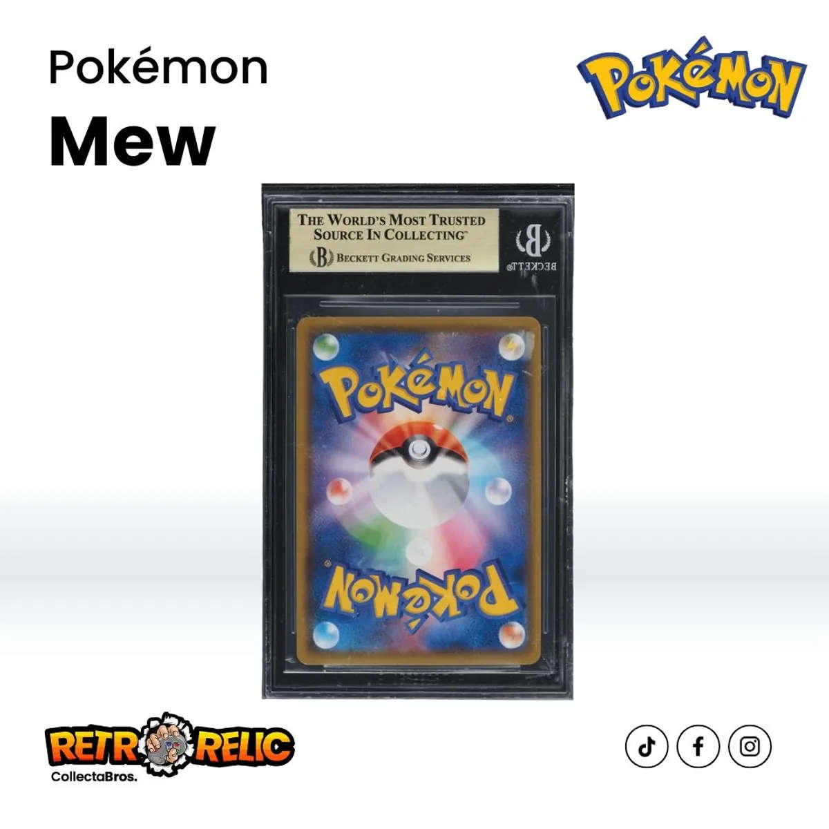 Japanese 25th Anniversary Collection Mew #2 Pokémon Graded Card!