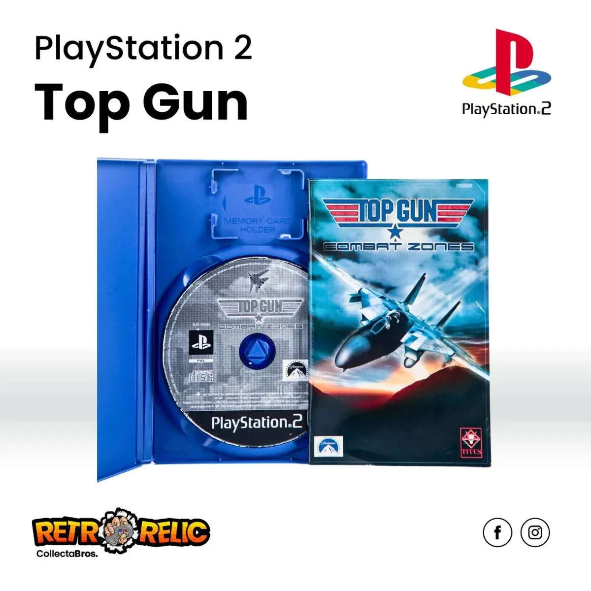 TOP GUN Combat Zones PS2 - Pre-Owned -